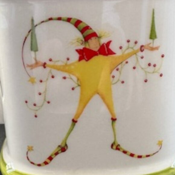 Holiday Cream & Sugar Set from France - New Never Used - HTF - Picture 4 of 12